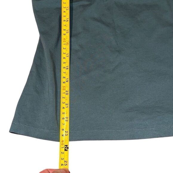 New Nike Blue Black Floral Logo Ringer T-shirt & Pull-on Legging Set Ladies S/M - Picture 7 of 14